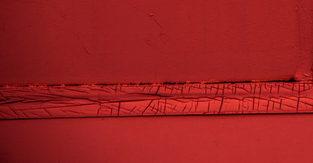 red paint on the wall as a background, photo as a background, digital imageの写真素材