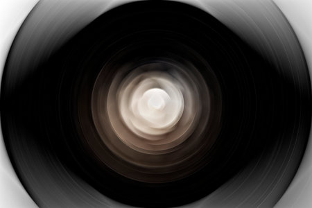 abstract background with circles in black and white colors. illustration