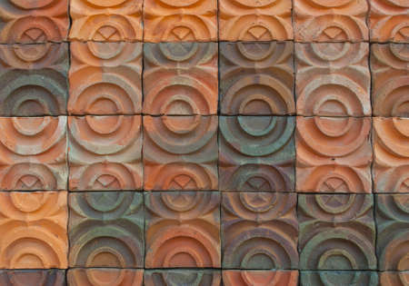 Earthenware tile of dan kwian village , NakornRatchasima, thailandの写真素材