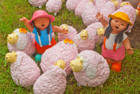 Earthenware doll of dan kwian village , NakornRatchasima, thailandのeditorial素材
