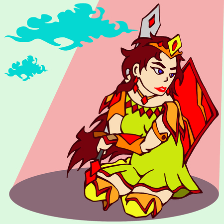 Tribal Queenのイラスト素材