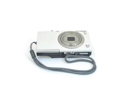 compact digital camera. Isolated