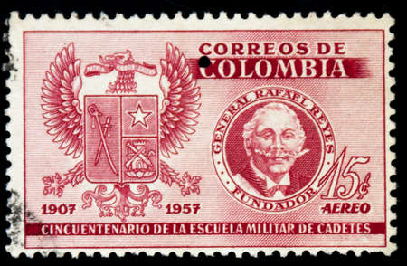 postage stamp columbiaのeditorial素材