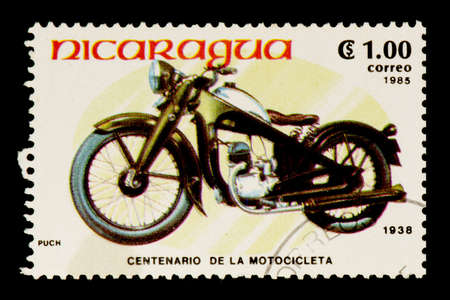 Postage stamp Nicaraguaのeditorial素材