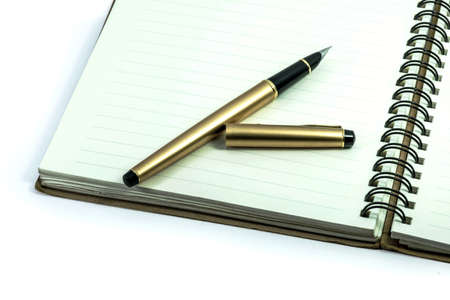 note book and pen