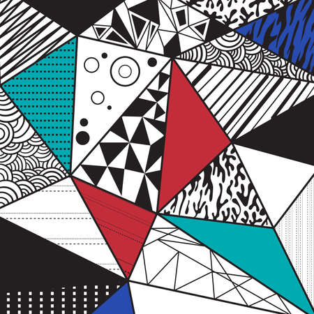 Graphity  patternのイラスト素材