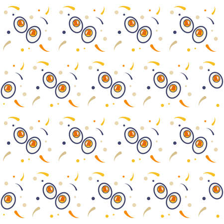 Egg pattern for various backgroundsのイラスト素材