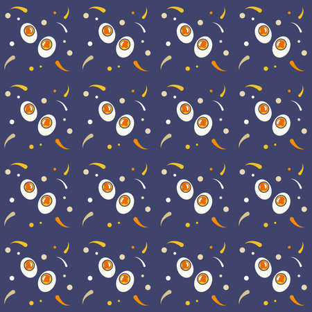 Egg pattern for various backgroundsのイラスト素材