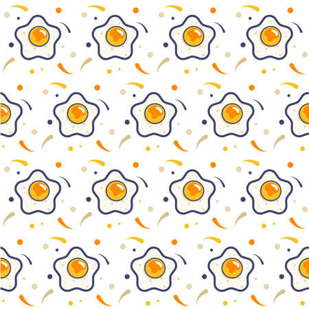 Egg pattern for various backgroundsのイラスト素材