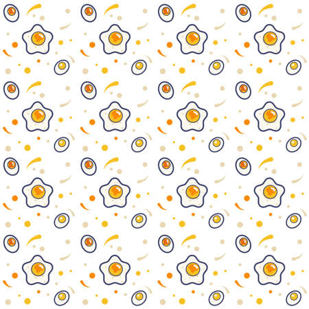 Egg pattern for various backgroundsのイラスト素材