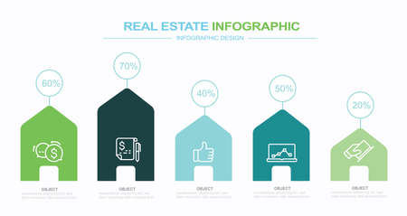 Infographic design template with real estate keywords and icons stock illustration
Chart, House, Infographic, Residential Buildingのイラスト素材