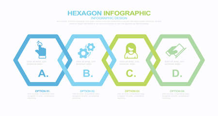 4 Steps Infographics stock illustration
Infographic, Hexagon, Four Objects, Vector, Flow Chartのイラスト素材