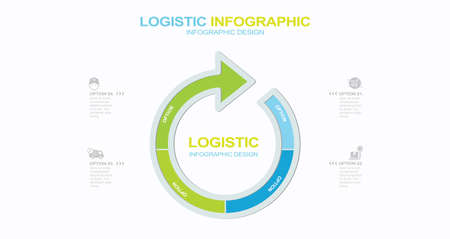 Delivery Infographic Design stock illustration
Freight Transportation, Distribution Warehouse, Delivering, Infographicのイラスト素材