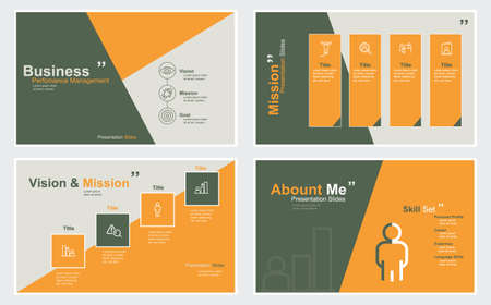 Template presentation design and page layout design for brochure ,book , ,annual report and company profile , with info graphic elements design stock illustration
Slide Show Presentation Softwareのイラスト素材