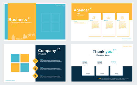 Ð¡orporate slideshow templates stock illustration
Slide Show Presentation Software, Profile View, Template, Business, Infographicのイラスト素材