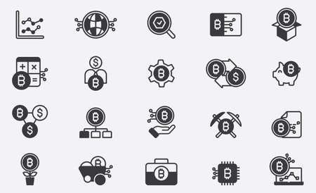 Blockchain Cryptocurrency Bitcoin Icon Set stock illustration
Icon, Blockchain, Bitcoin, Technologyのイラスト素材