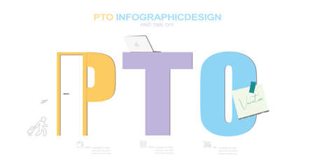 PTO, Paid Time Off. Concept with keywords, people and icons. Flat vector illustration. Isolated on white. stock illustration
Paid Time Off, Acronym, Adult, Businessのイラスト素材