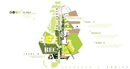 Recycle infographic. Recycling, upcycling, downcycling signs. Environment, ecology, ecosystem. Flat vector illustration stock illustration Infographic, Upcycling, Recycling, Reductionのイラスト素材