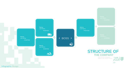 Corporate organizational structure graphic elements. stock illustration
Infographic, Organization Chart, Chart, Organizationのイラスト素材
