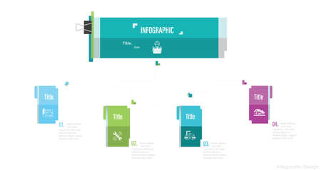 Construction Infographic Template. Line Icons Design with Numbers 4 Options or Steps. Infographic Design for Workflow Layout, Diagram, Annual Report, Web Design etc. stock illustration
Infographicのイラスト素材
