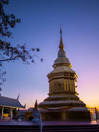 Golden pagodaの写真素材