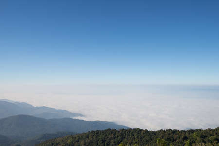 above the mountainの写真素材