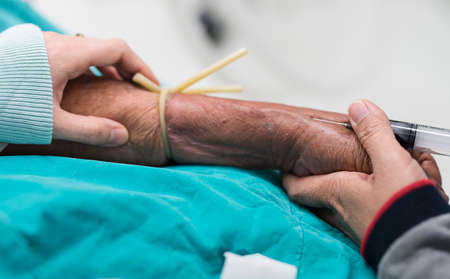 drawing bloodの写真素材