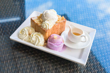 honey toastの写真素材