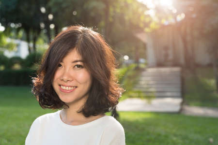 asian young womanの写真素材