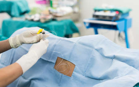 spinal blockの写真素材