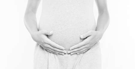 asian pregnant  young woman