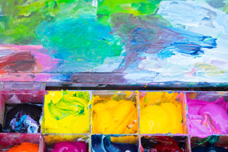 colourful watercolour