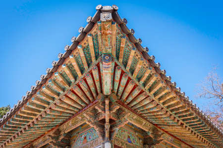 Korean style roofの写真素材