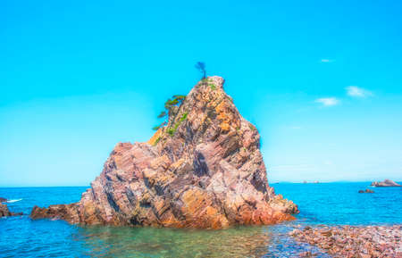 Single rock at South Korea.の写真素材