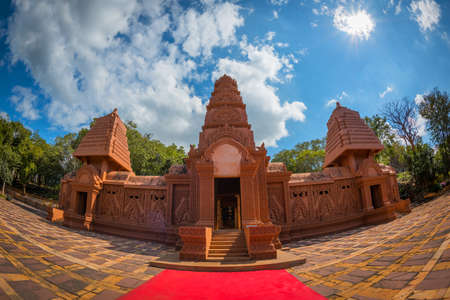 Wat thamphuwa at Kanjanaburi province,Thailandの写真素材