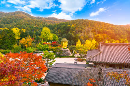 Waujeongsa temple South koreaの写真素材