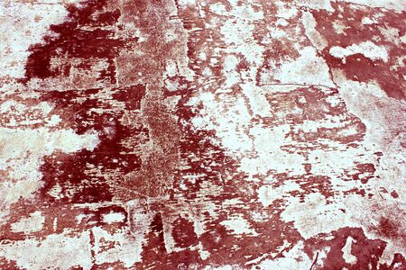 Red Cement Ruin Grunge Textureの写真素材