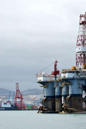 Oil rigのeditorial素材