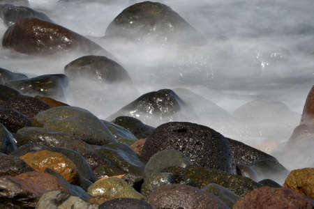 Rock and seaの写真素材