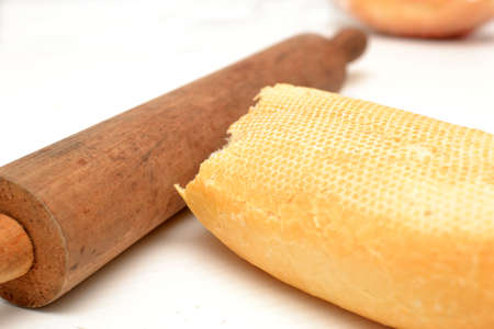 Roll dough and breadの写真素材