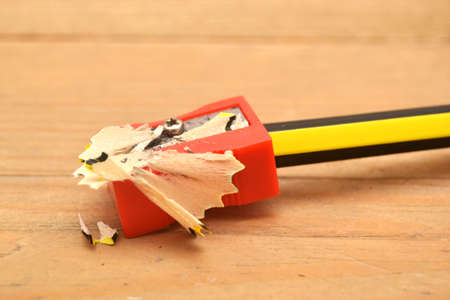 sharpener and pencilの写真素材