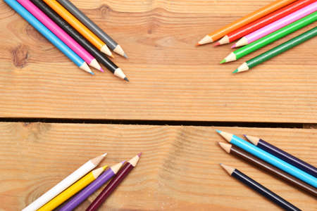 Many pencilsの写真素材