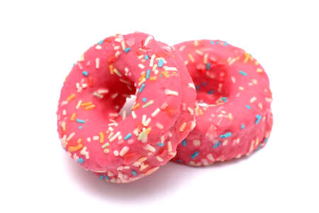 Pink donutsの写真素材