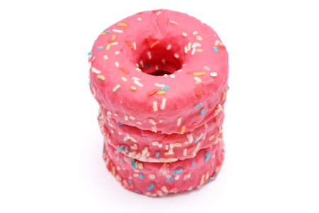 Pink donutsの写真素材