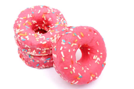 Pink donutsの写真素材