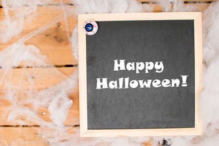 Halloween blackboardの写真素材