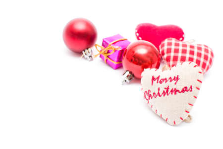 Christmas decorative objectsの写真素材