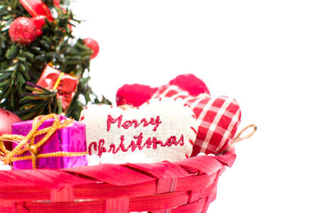 Christmas Tree and Christmas decorationsの写真素材