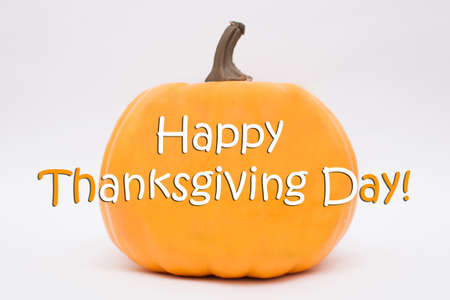 Thanksgiving, pumpkin, food, orange, message, happy, celebration, novemberの写真素材