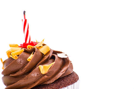 Birthday cupcakesの写真素材